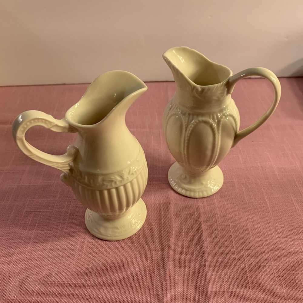 Vintage L. Godinger & Co Creamer/Syrup Pitchers